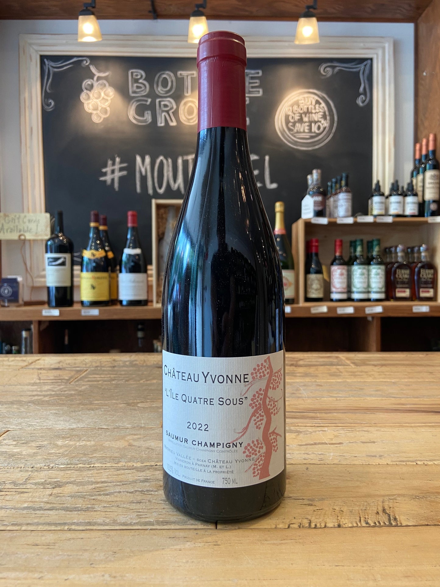 Chateau Yvonne Saumur Champigny 'l'Ile Quarte Sous' 2022