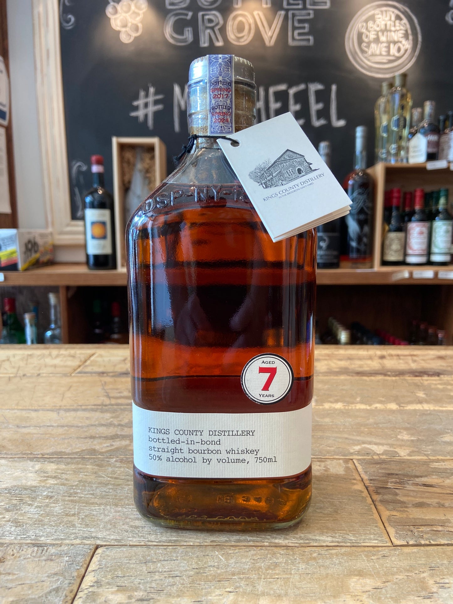 King's County Distillery Straight Bourbon 7yr Bottled in Bond