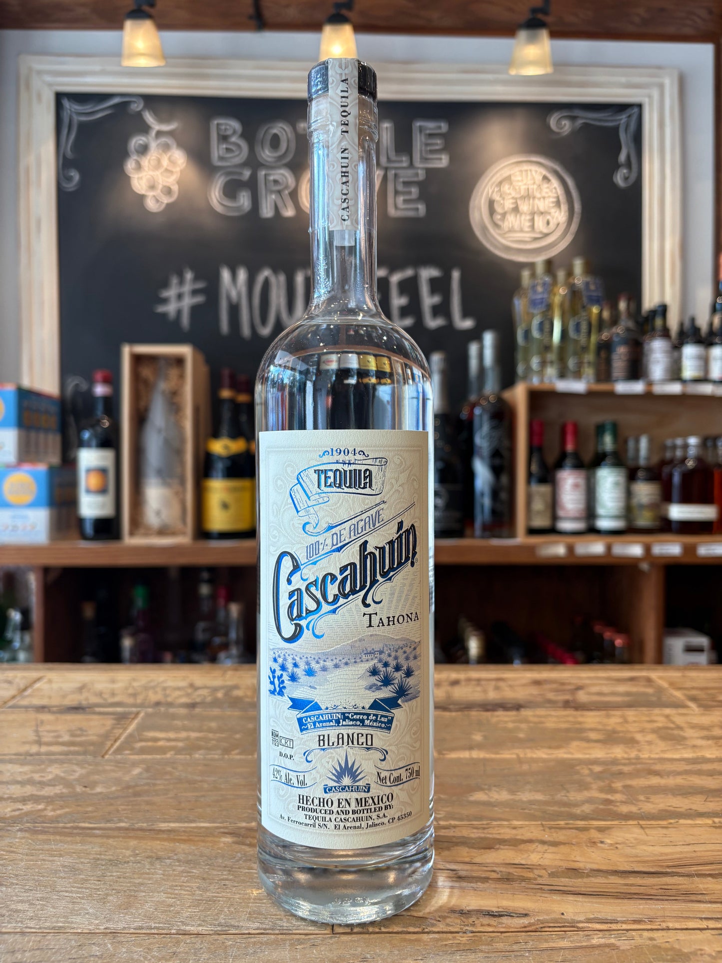 Tequila Cascahuin Tahona Blanco Tequila