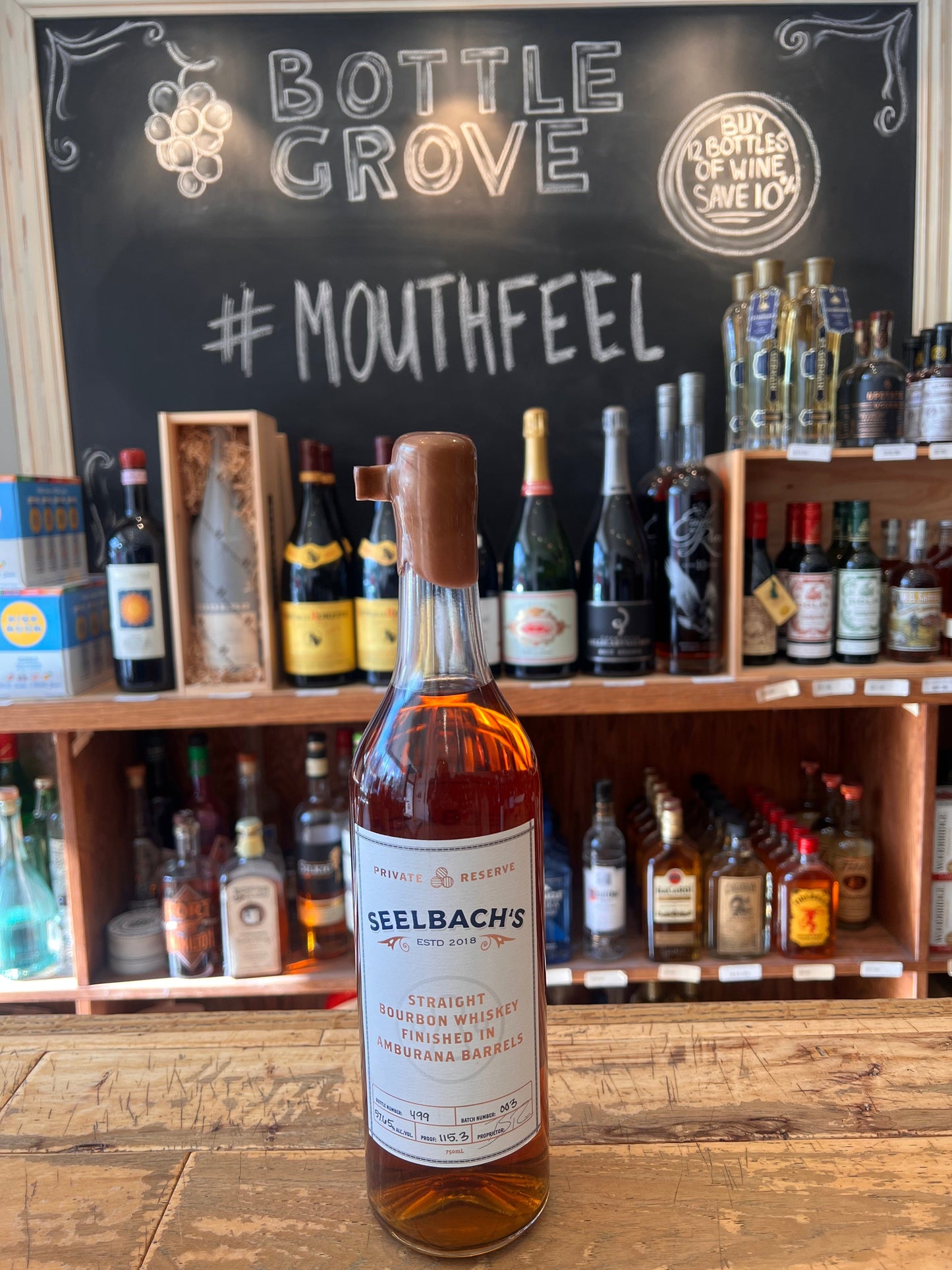 Seelbach's Batch #002 Private Reserve Amburana Barrels Straight Bourbon Finished Whiskey