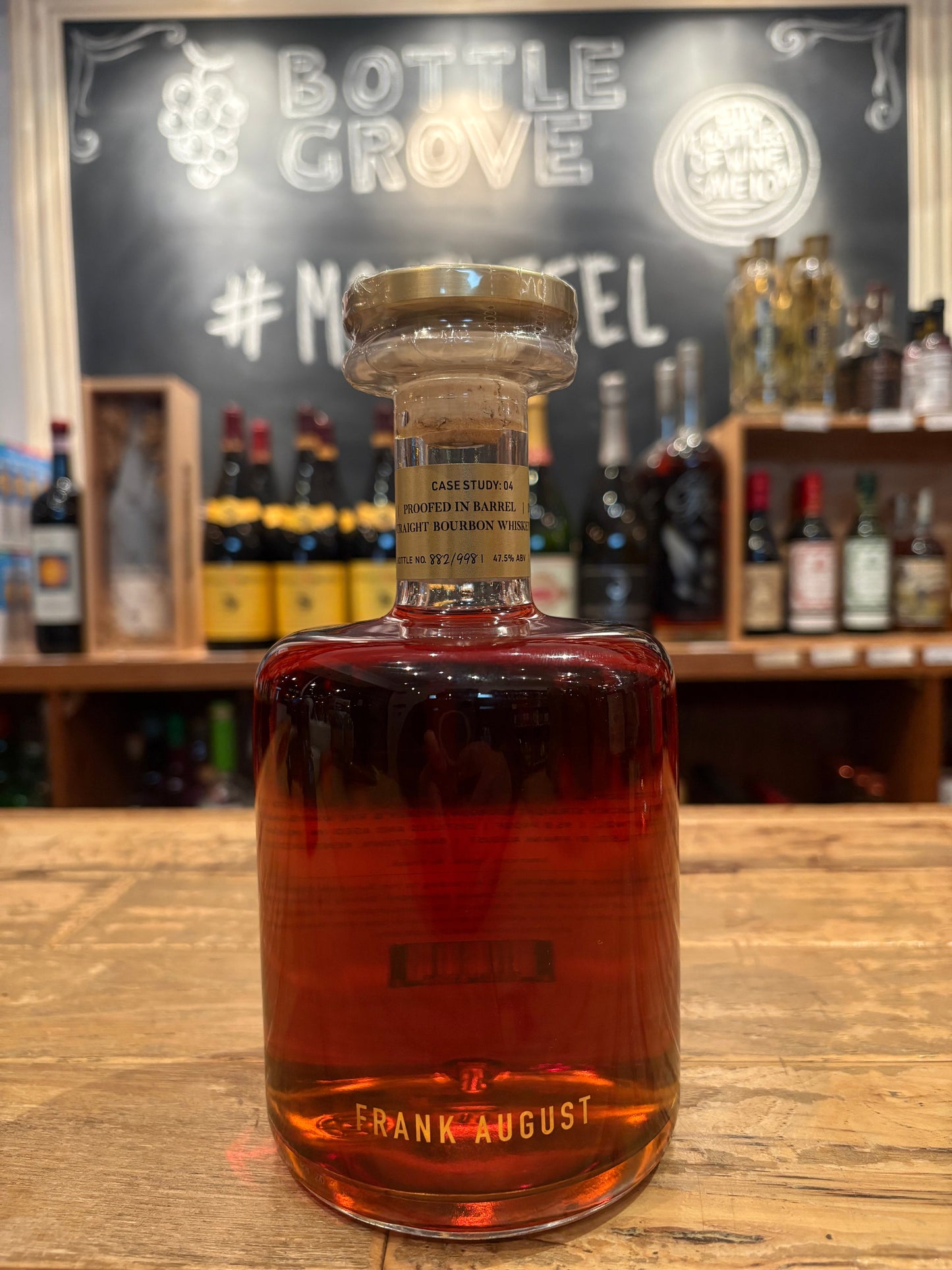 Frank August Case Study #4 Proofed in Barrel Double Oaked