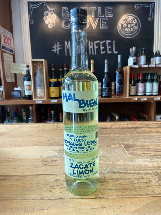 Mezcal Mal Bien Zacate Limon Angustifolia Mezcal Artesanal