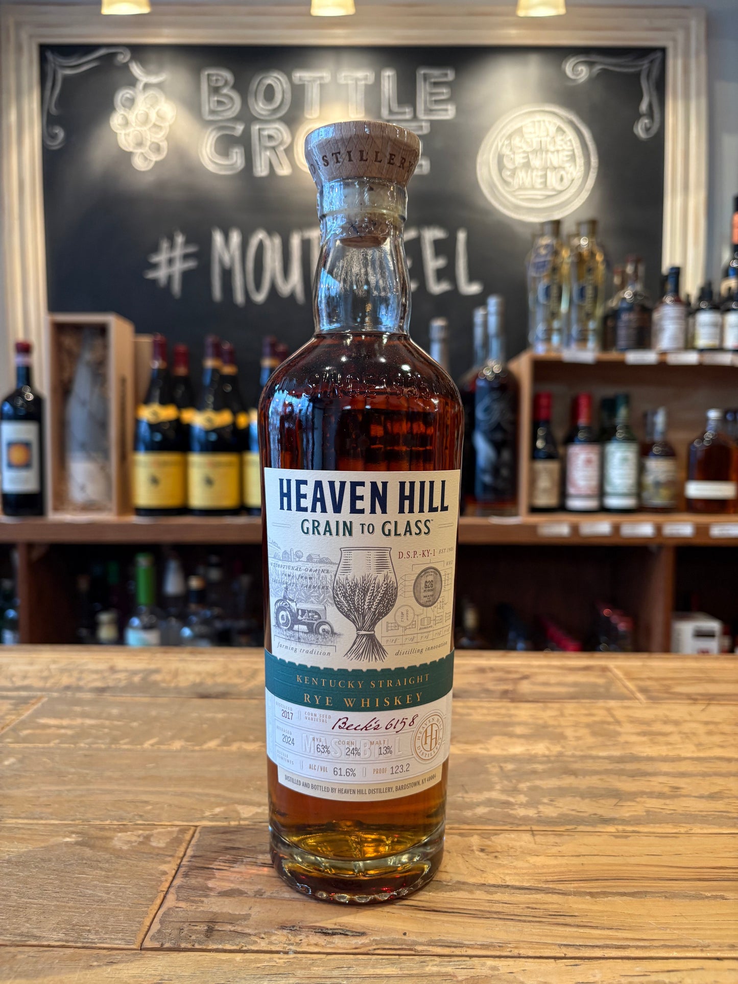 Heaven Hill Straight Rye Grain to Glass