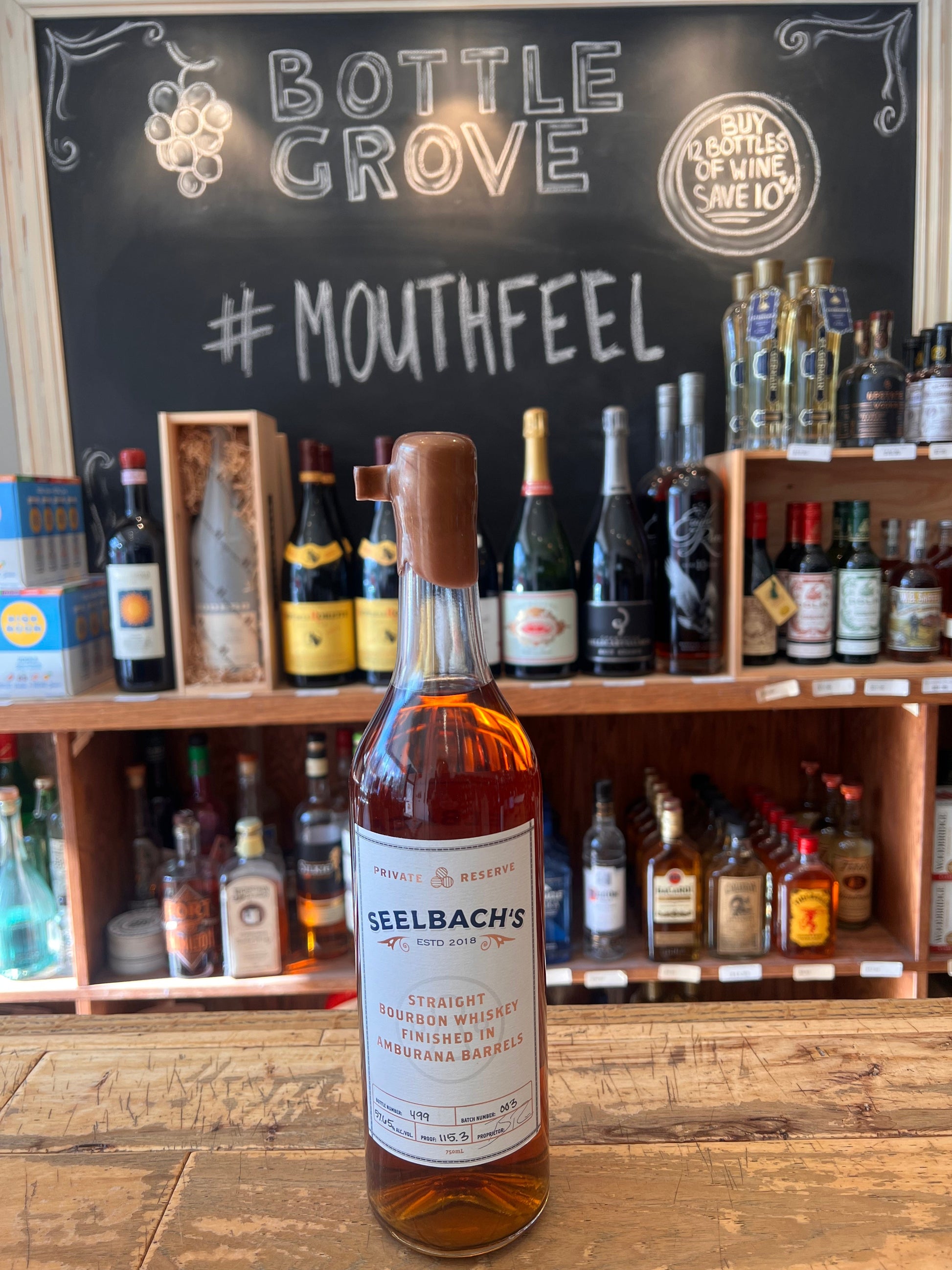 Seelbach's Batch #002 Private Reserve Amburana Barrels Straight Bourbon Finished Whiskey